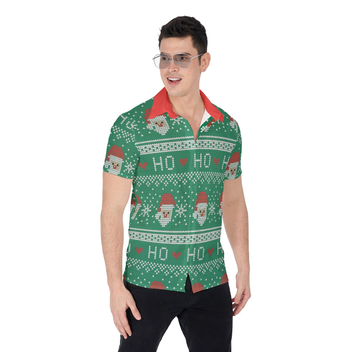 Ugly Sweater | Miami Vice / Hawaiian Shirt | Green