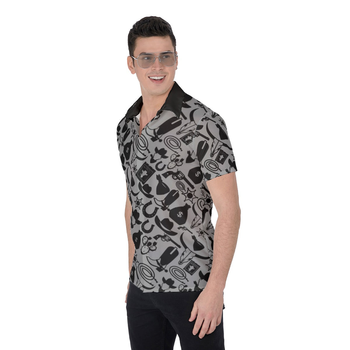 Bandit Black | Miami Vice / Hawaiian Shirt | Bandit Collection