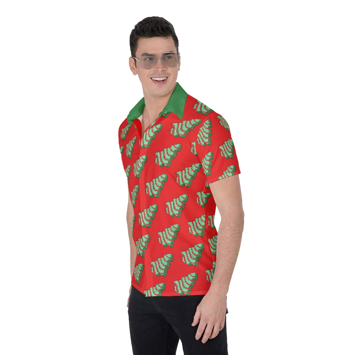 Christmas Tree Cake | Miami Vice / Hawaiian Shirt | Green / Red