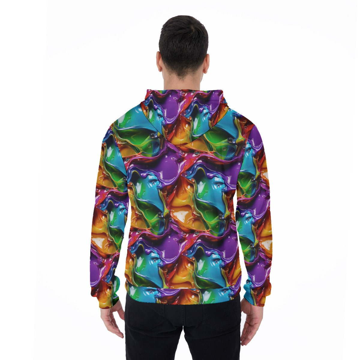 Chroma-Key .01 | FlexFit Hoodie | Wet Paint