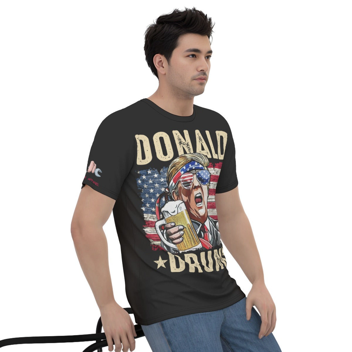 Donald Drunk | FlexFit Tee | Drunk Presidents