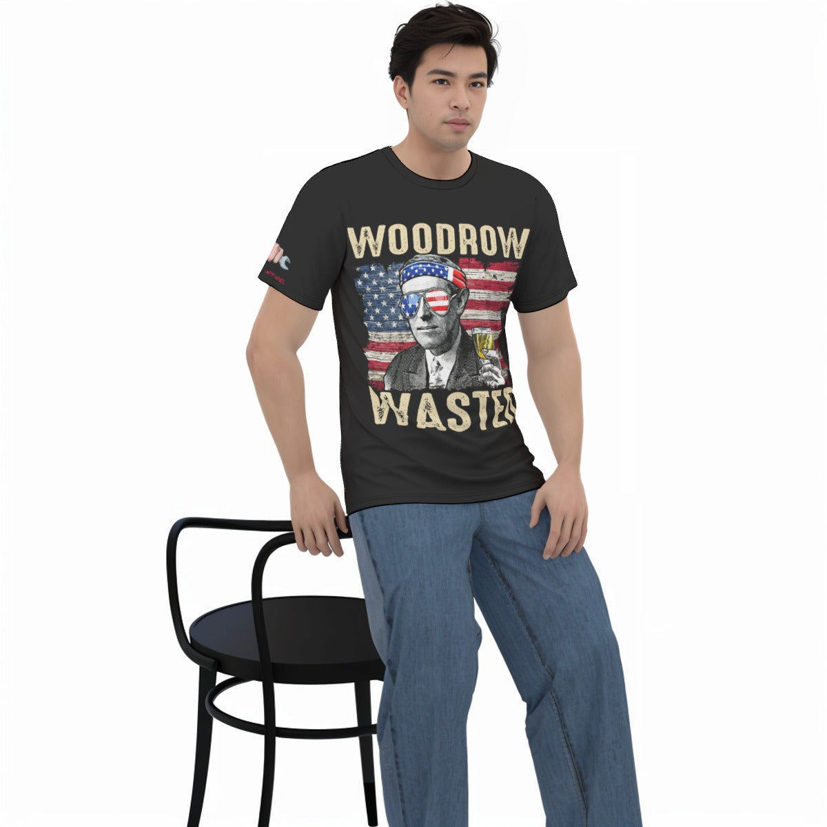 Woodrow Wasted | FlexFit Tee | Drunk Presidents