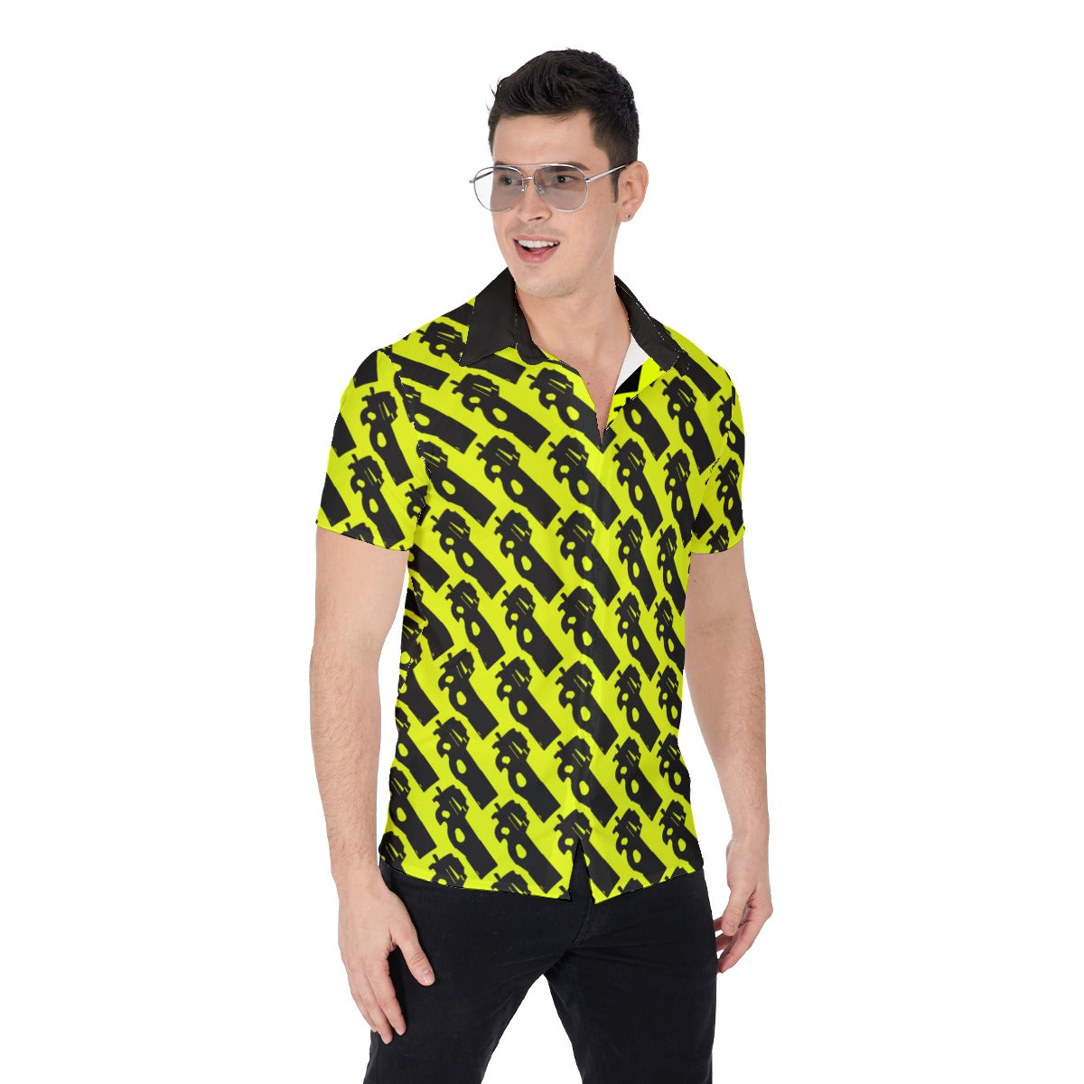 YellaJacket P-90 | Miami Vice / Hawaiian Shirt | Yellow