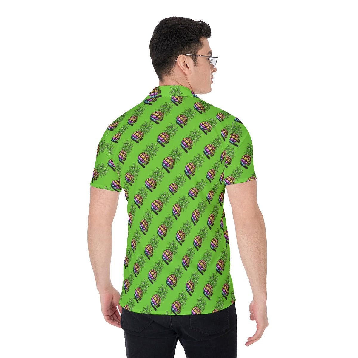 Pineapple Grenade | Miami Vice / Hawaiian Shirt | Pineapple Green