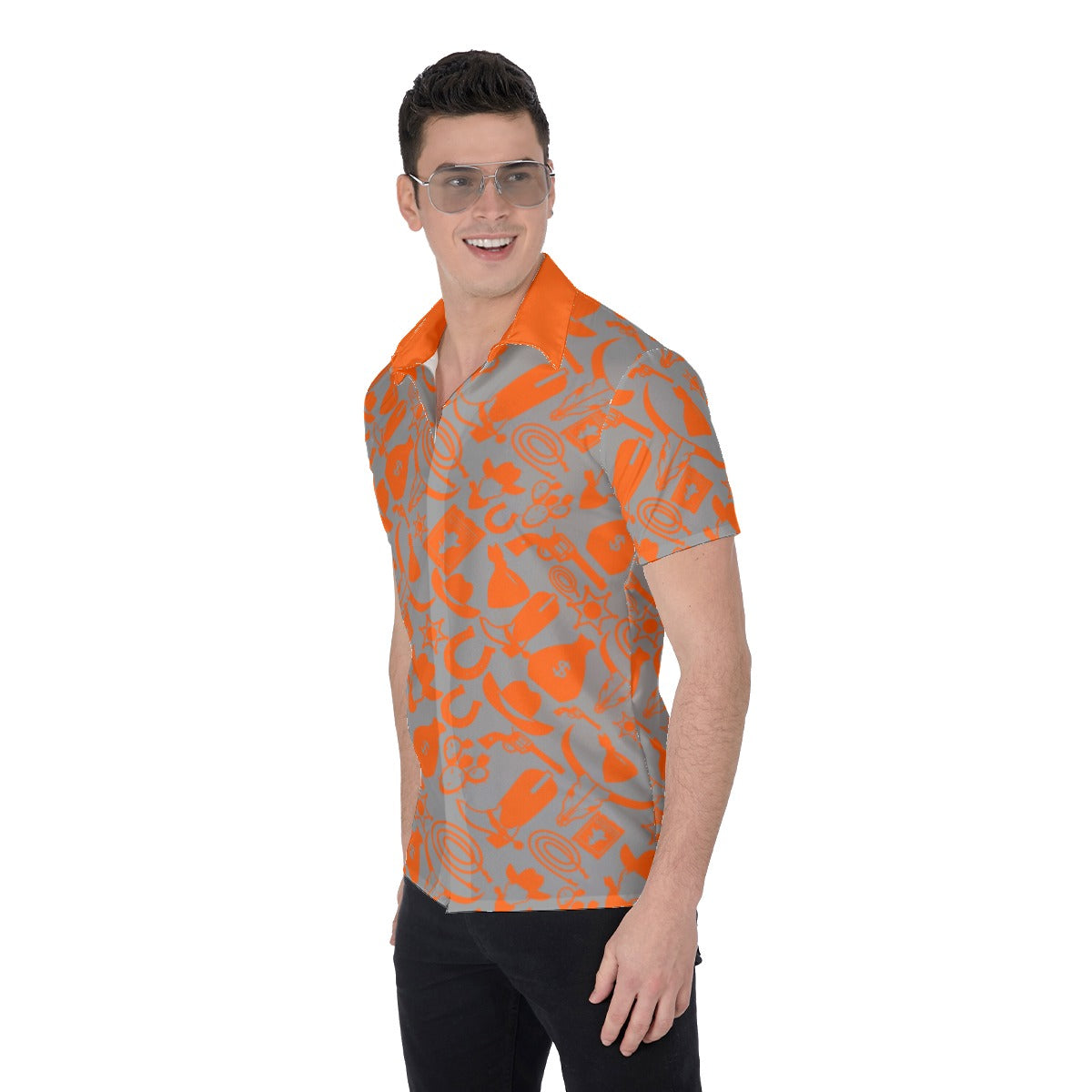 Bandit Orange | Miami Vice / Hawaiian Shirt | Bandit Collection