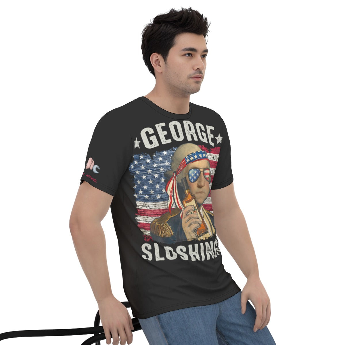 George Sloshington | FlexFit Tee | Drunk Presidents